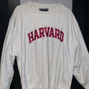 Harvard Light Gray Crewneck